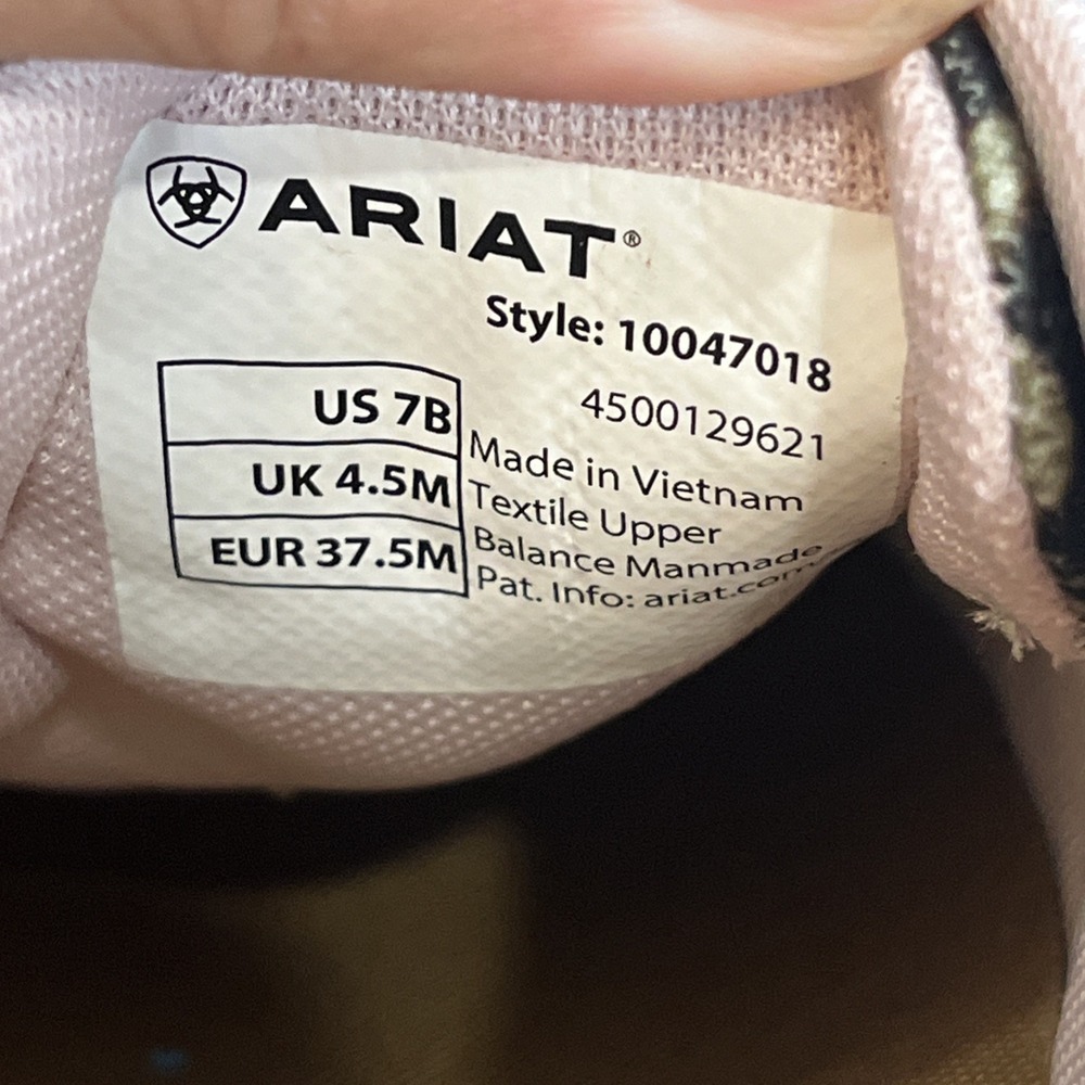 NWT Ariat Women's Hilo Olive Leopard Print Slip On Loafer Shoes Size 7 NEW - Picture 7 of 10